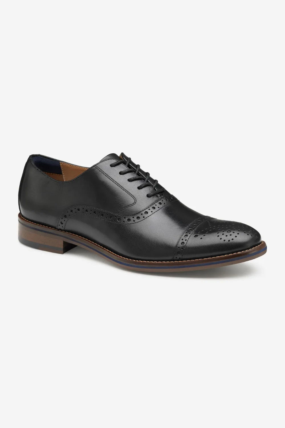 Johnston & Murphy Conard 2.0 Cap Toe Oxford in Black