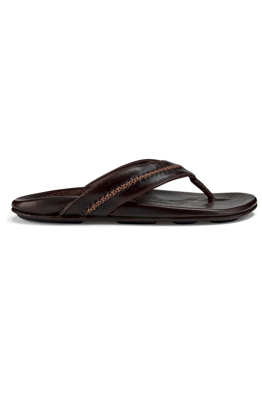 OluKai Mea Ola Flip-Flops - Men's in Black