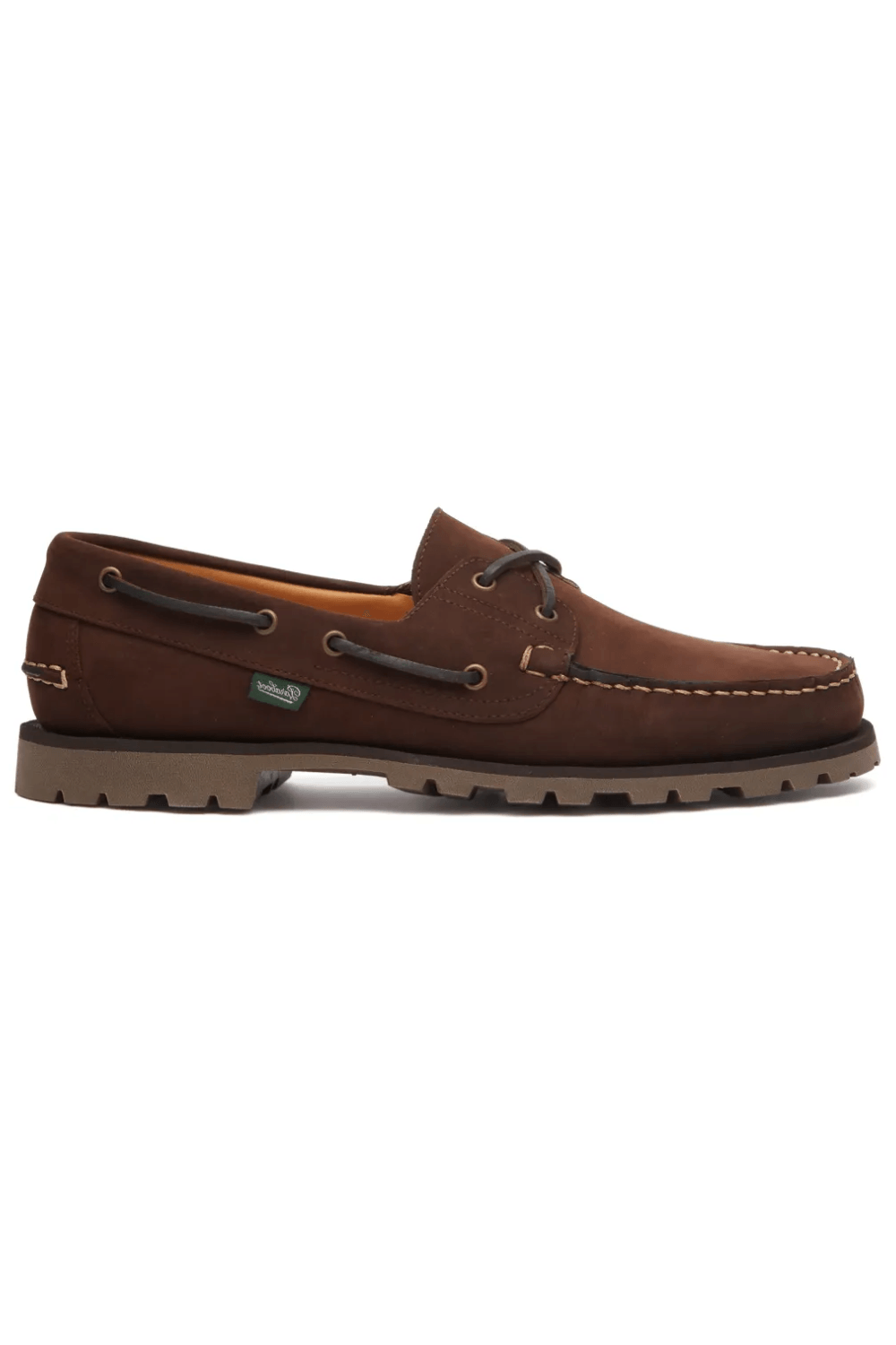 Paraboot Malo Boat Shoe in Nubuck Gringo