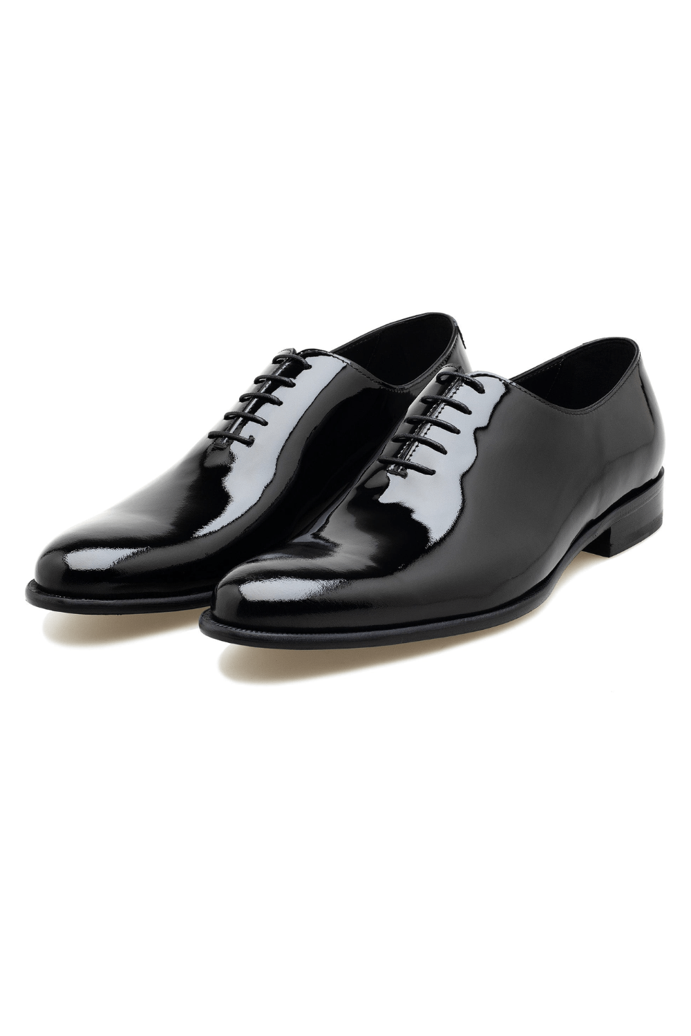 Paul Evans The Martin Wholecut in Black Patent