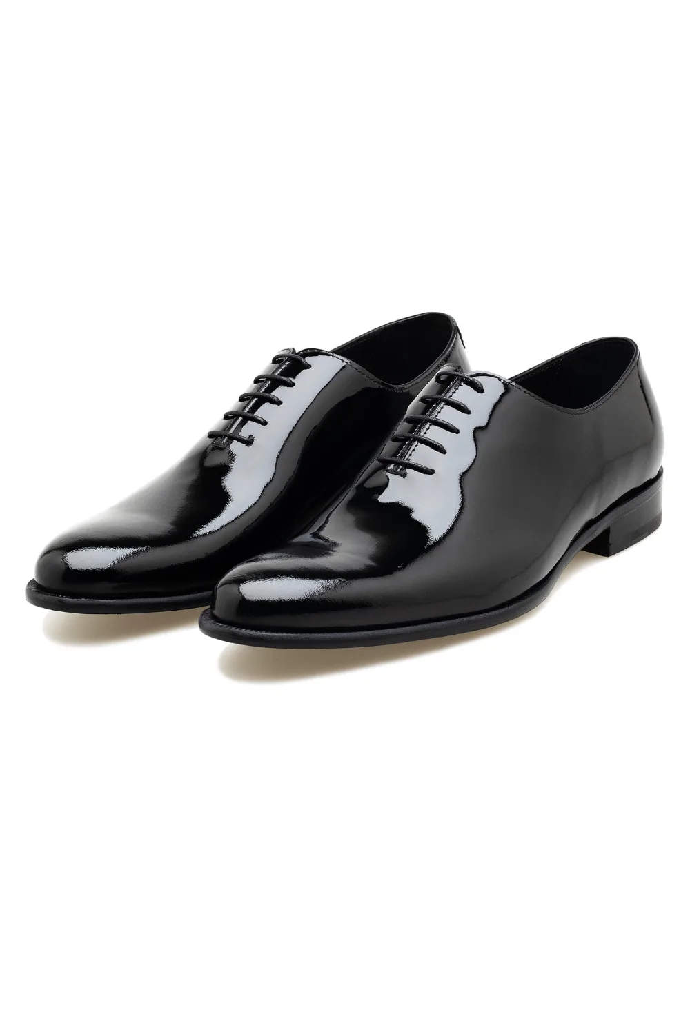 Paul Evans The Martin Wholecut in Black Patent