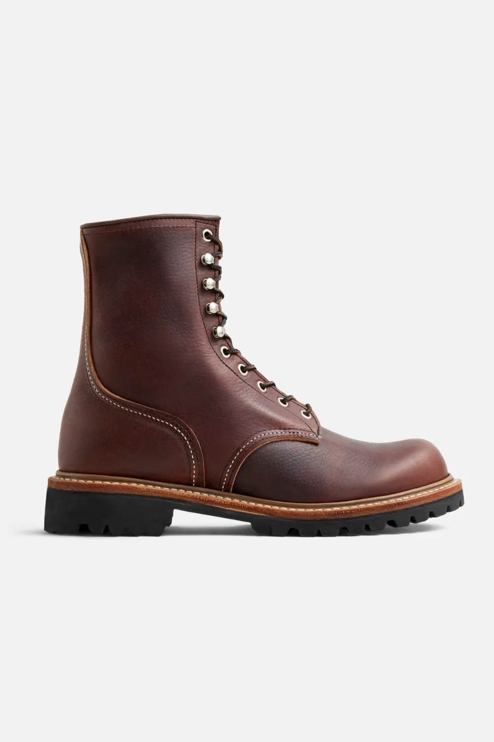 Red Wing Heritage Leather Logger Boot in Chestnut