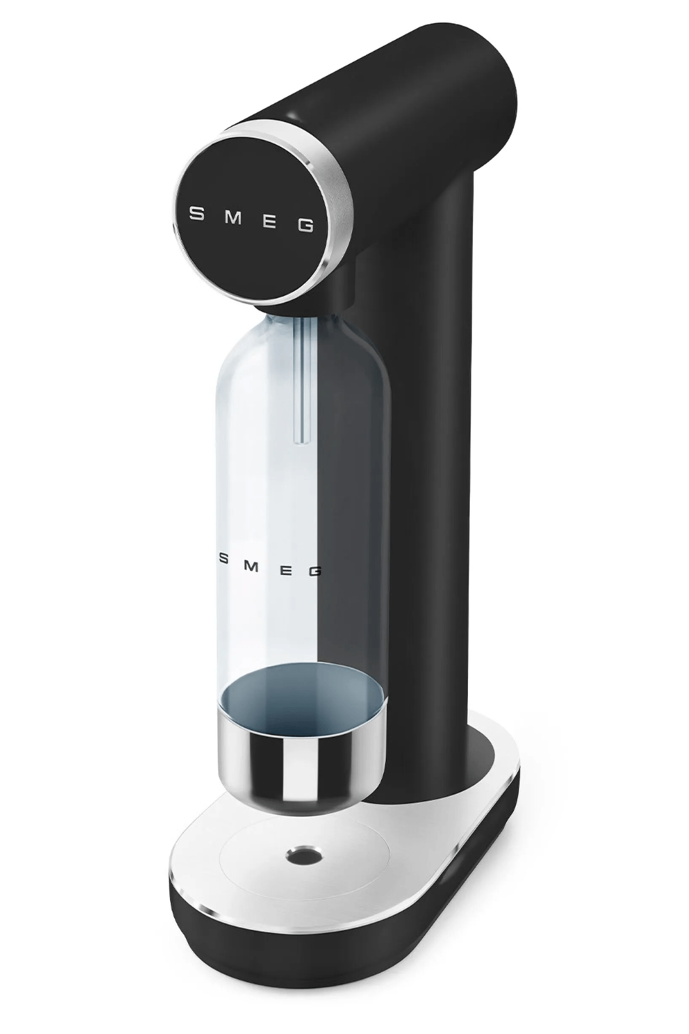 Smeg logo-print gasification machine in Black