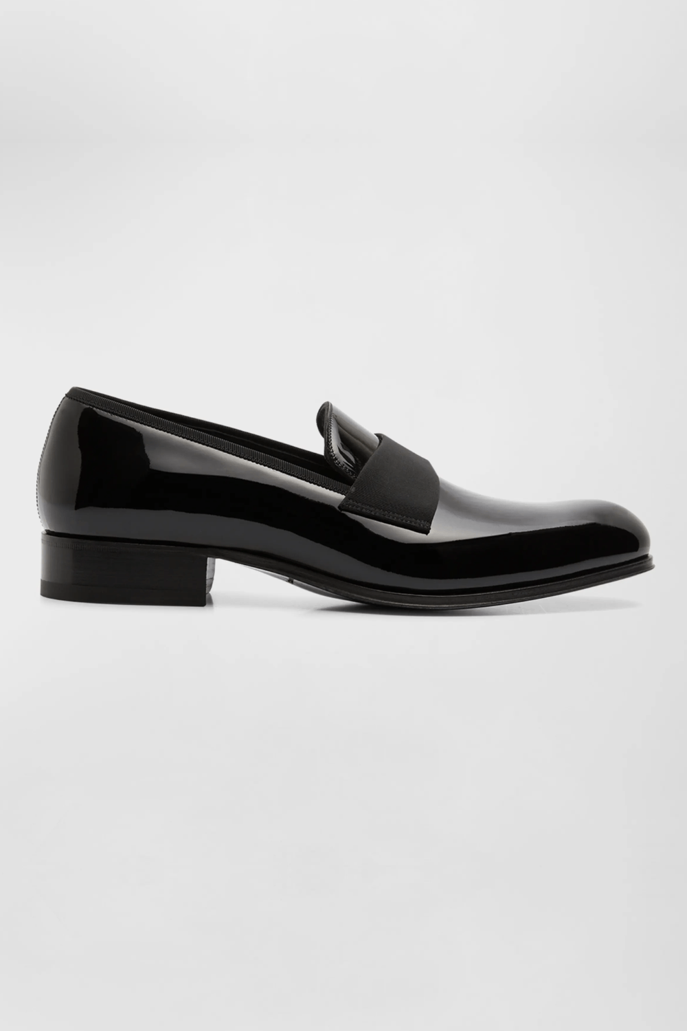 TOM FORD Men's Edgar Patent Leather Loafers in Black