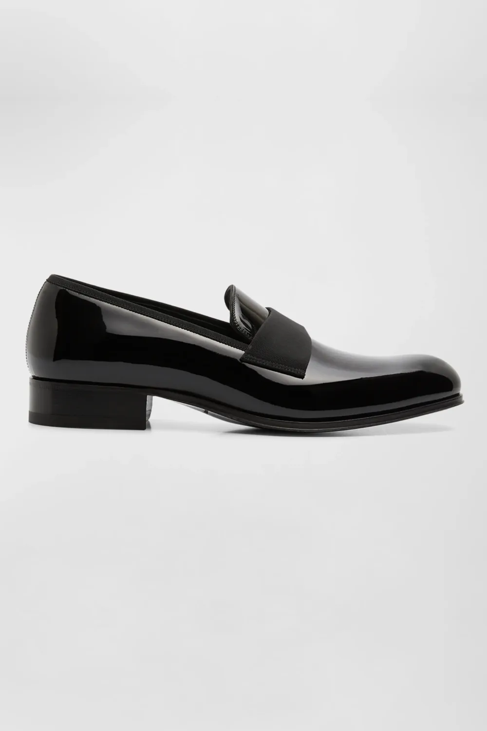 TOM FORD Men's Edgar Patent Leather Loafers in Black