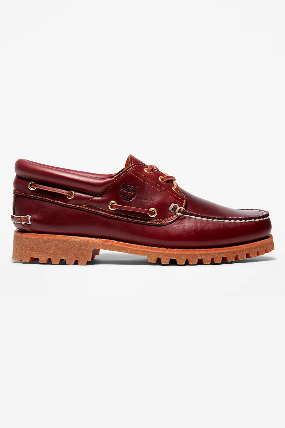 Timberland Authentic Boat Shoe in Burgundy