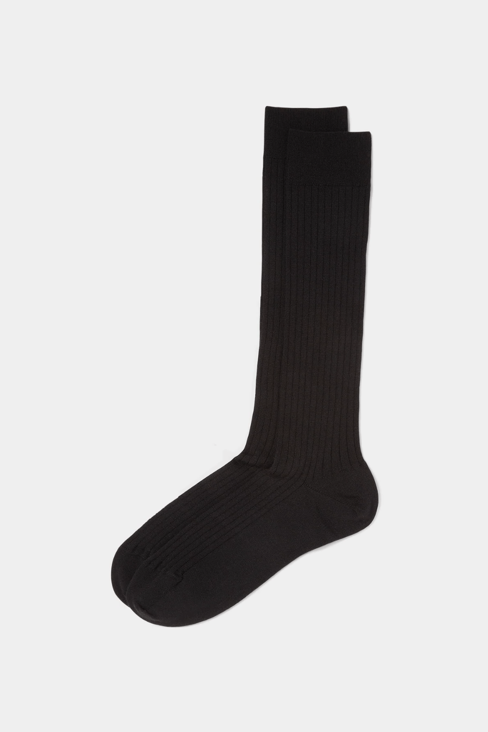 Todd Snyder Merino Dress Sock in Black