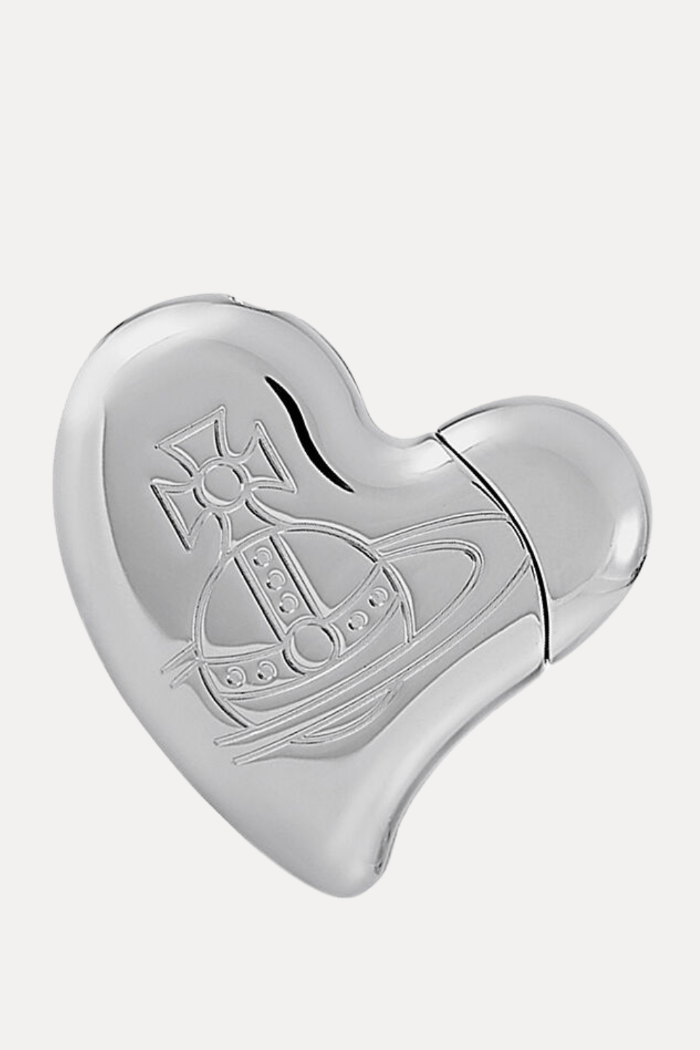Vivienne Westwood Heart Lighter in Silver