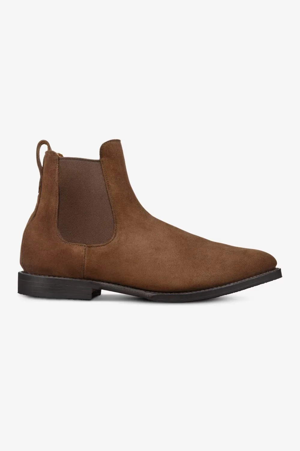 allen edmonds Liverpool Chelsea Dress Boot in Brown Suede