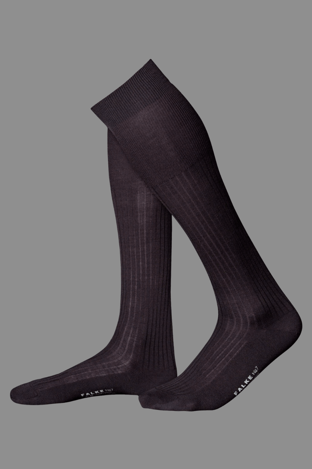 Falke No.7 Merino Knee-High Dress Sock in Black