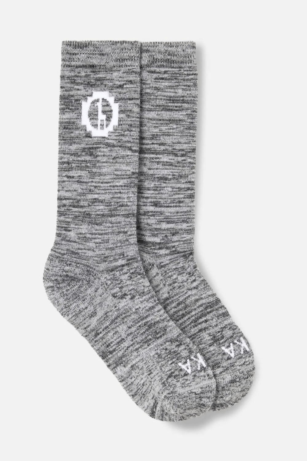 PAKA Thermal Spacedye Alpaca Crew Socks in Gray