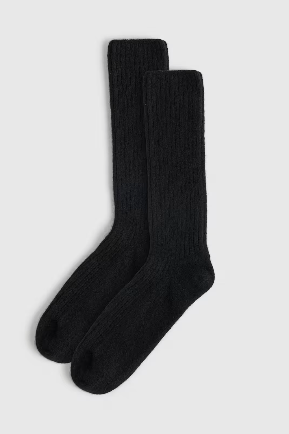Quince Cashmere Trouser Socks in Black