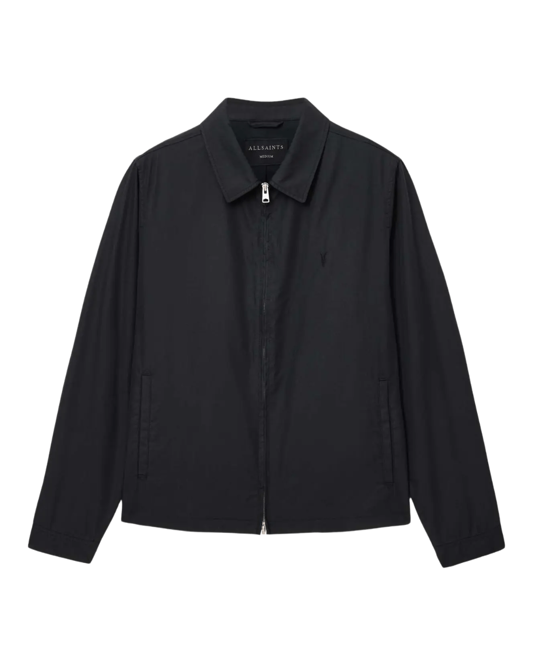 AllSaints Trey Cotton Blend Jacket in Black
