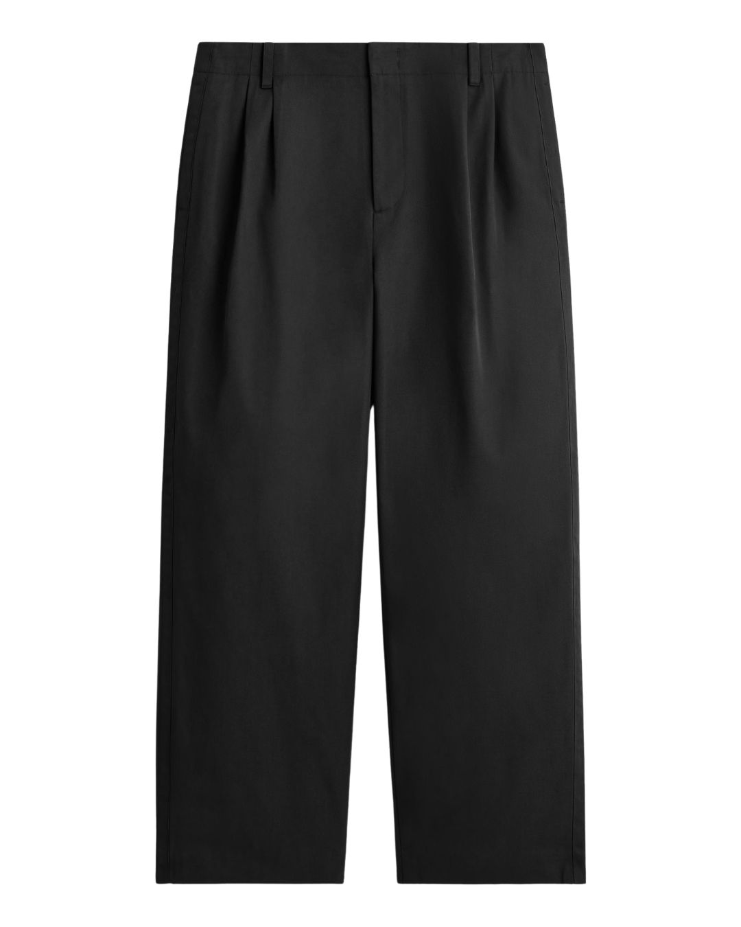 COS Pleated Wide-Leg Pants in Black