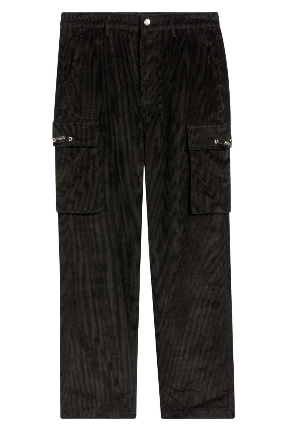 CRIMINAL DAMAGE Laurel Corduroy Pants in Black