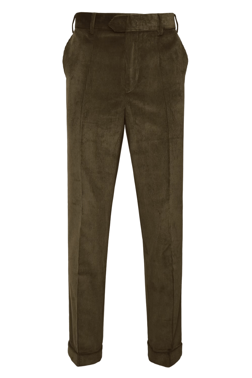 House of Bruar Men's Heavyweight Cord Trousers in Olive