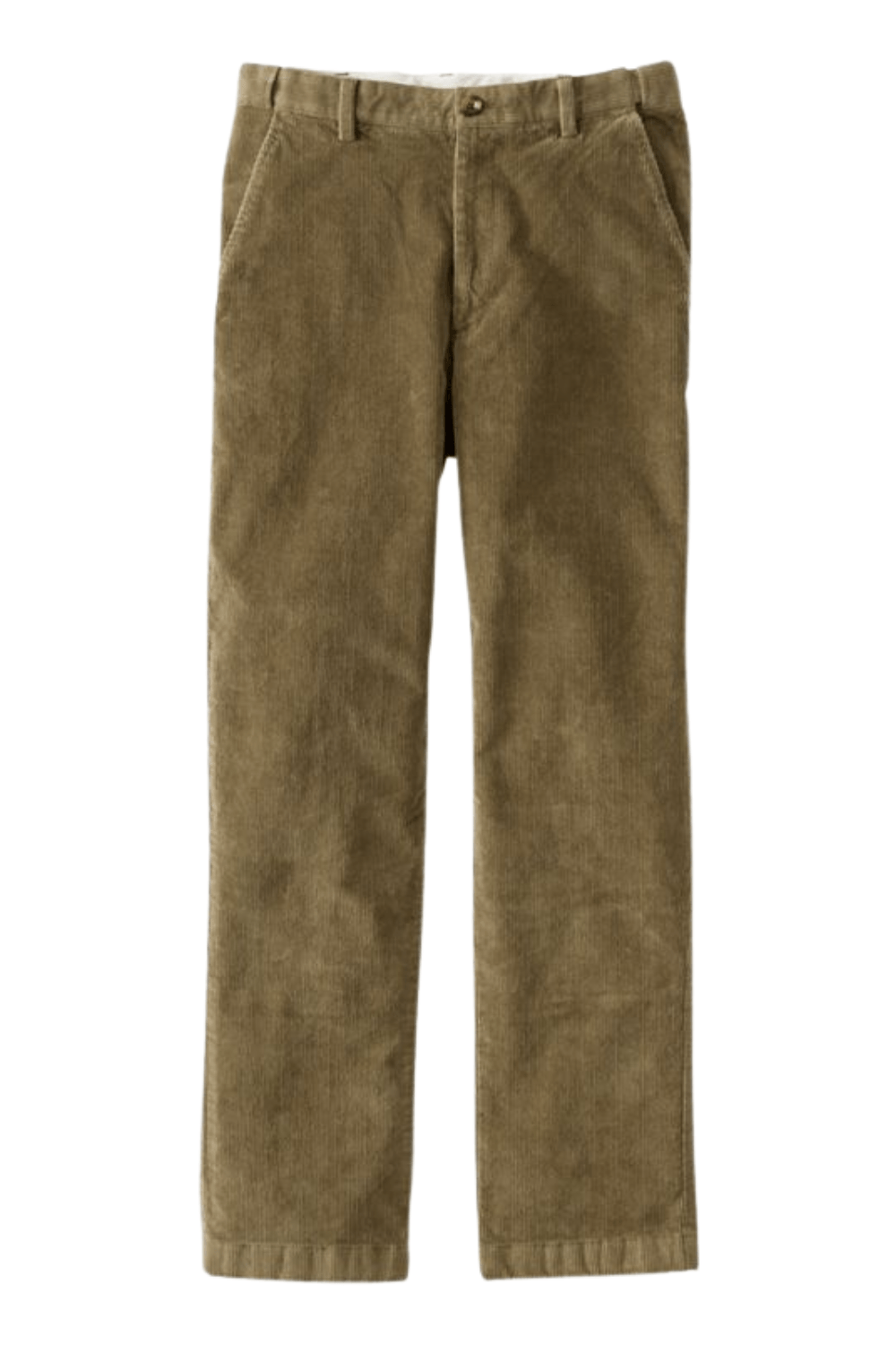 L.L.Bean Stretch Country Corduroy Pants in Olive