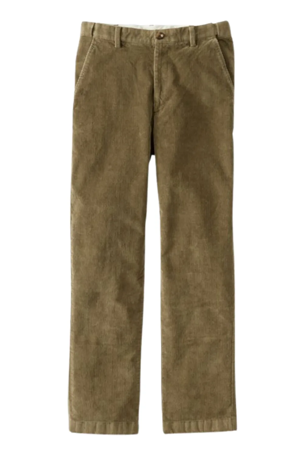 L.L.Bean Stretch Country Corduroy Pants in Olive
