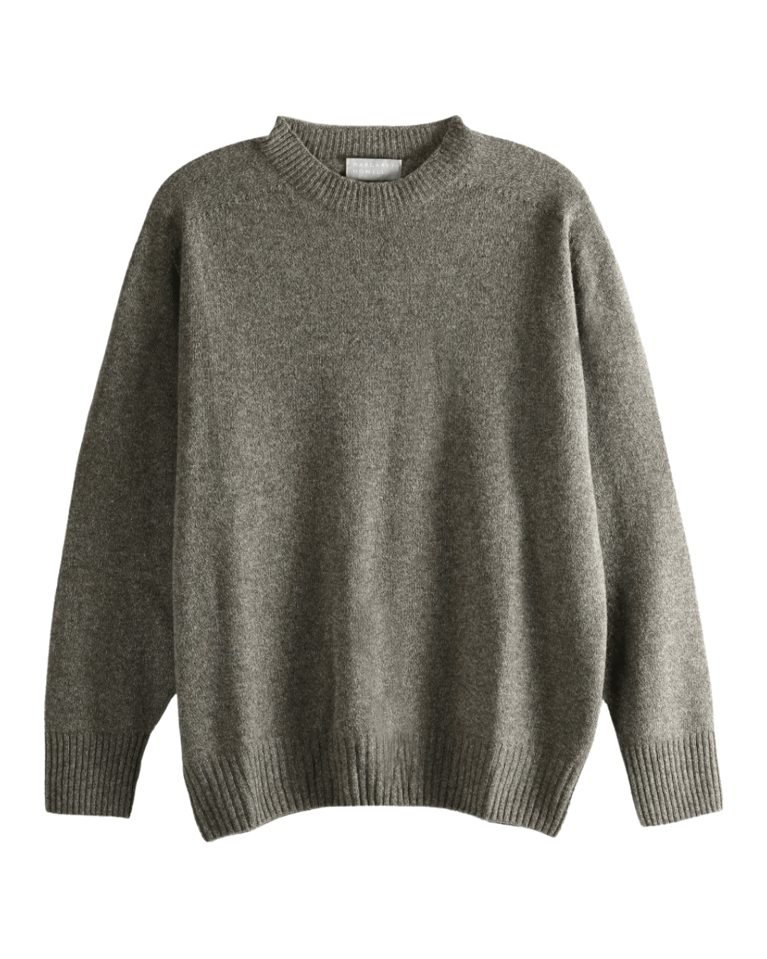 Margaret Howell crew-neck sweater in Stone