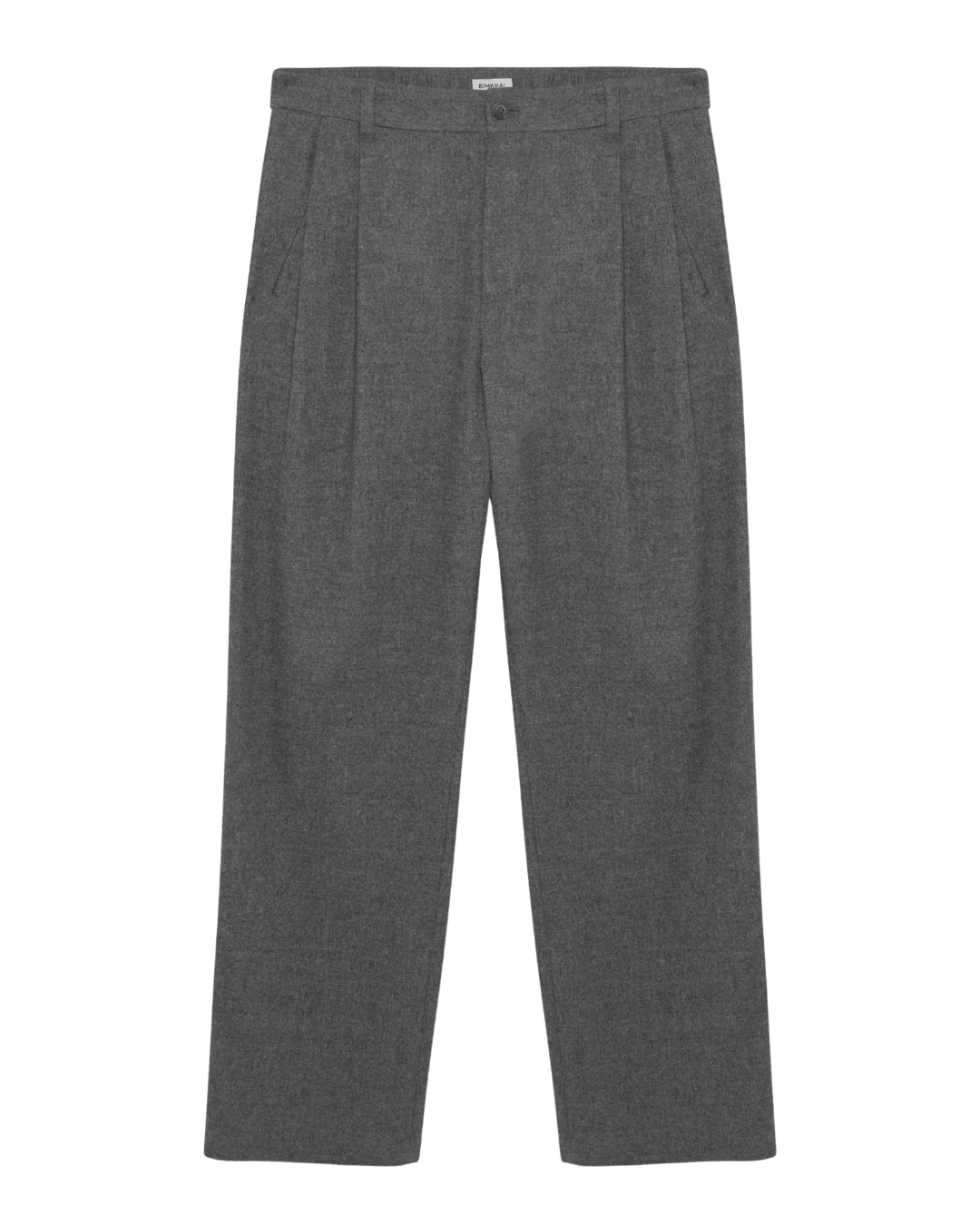 Simkhai Falcon Pleated Pull On Wide Leg Pants in Gray