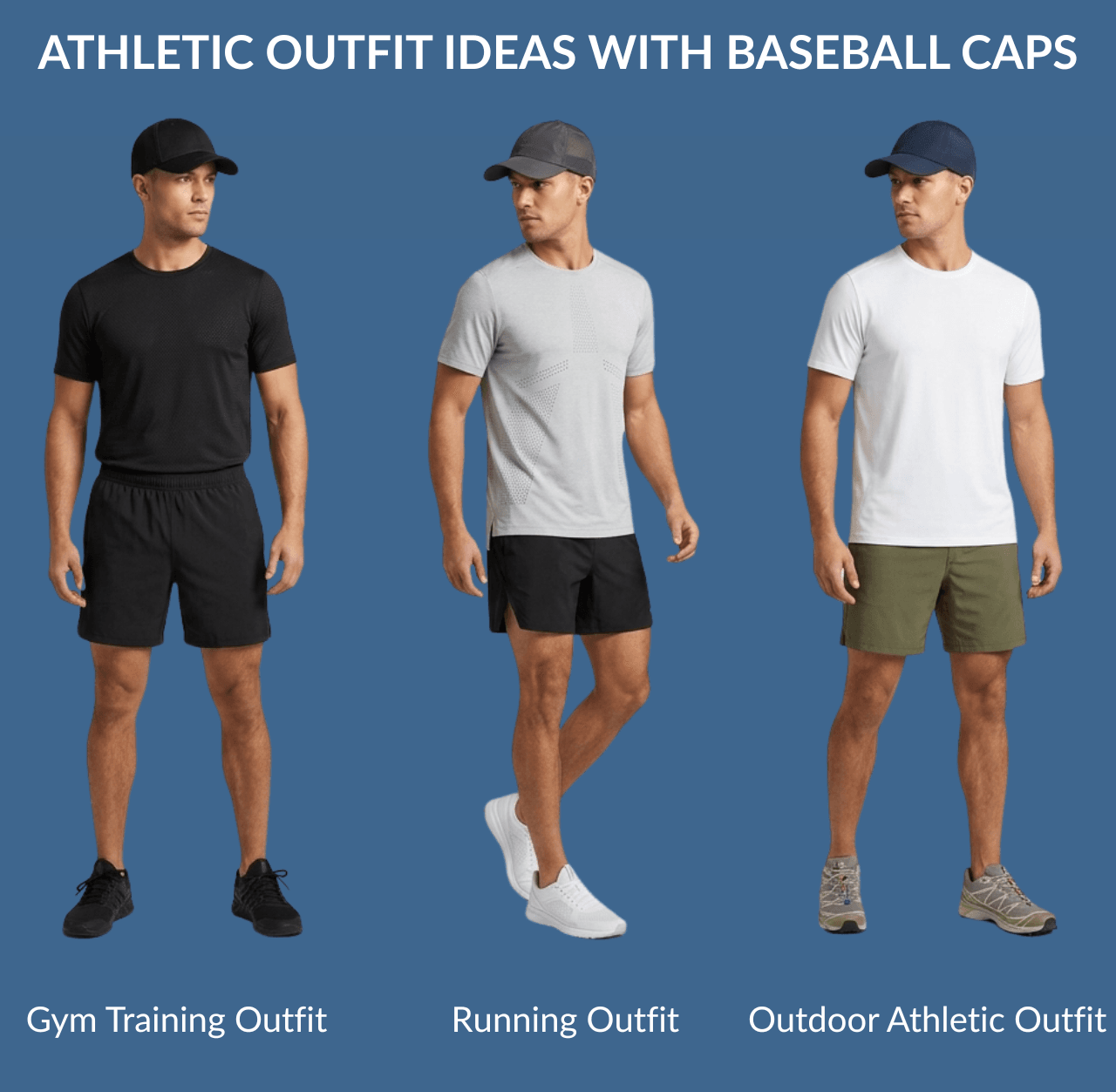 Athletic Outfit Ideas with Baseball Caps