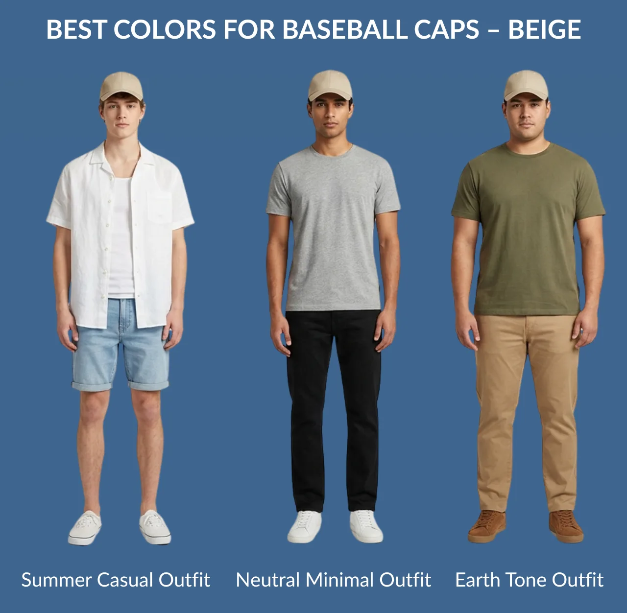 Best Colors for Baseball Caps – Beige