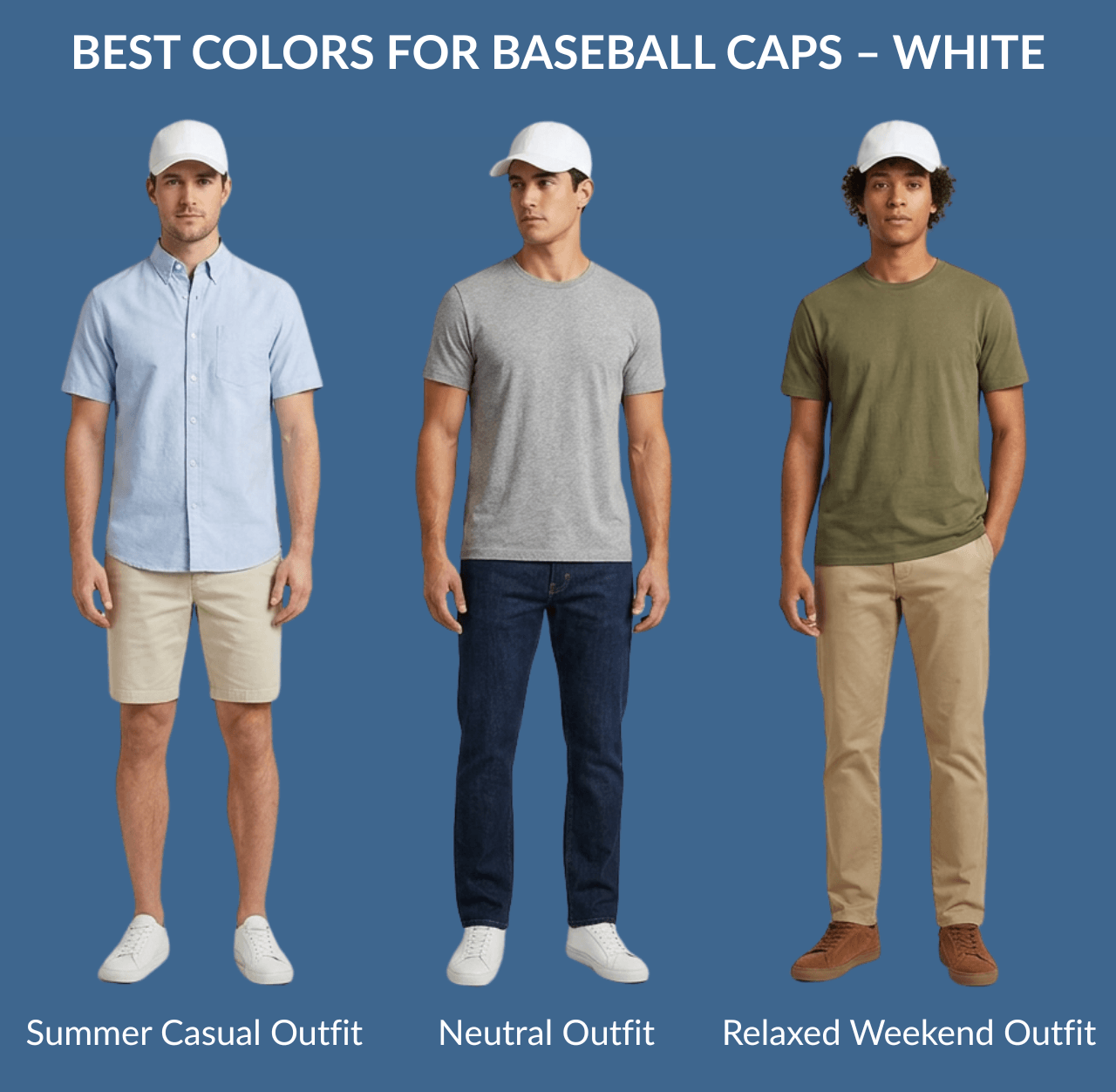 Best Colors for Baseball Caps – White