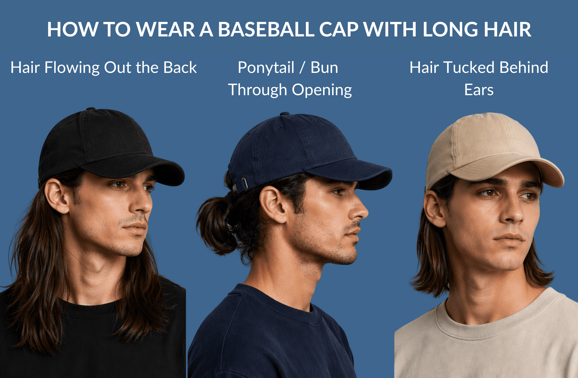 How to Wear a Baseball Cap with Long Hair