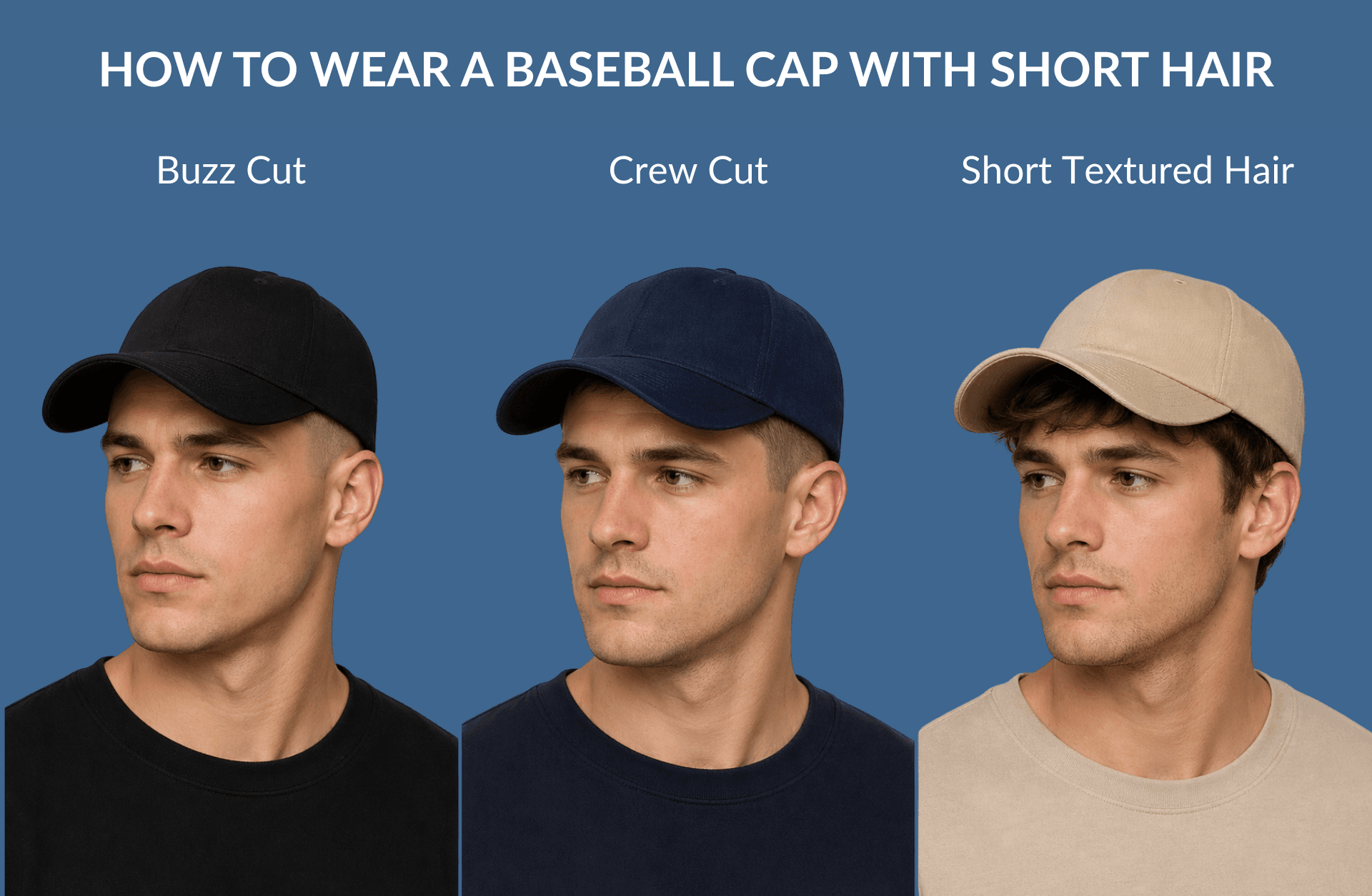 How to Wear a Baseball Cap with Short Hair