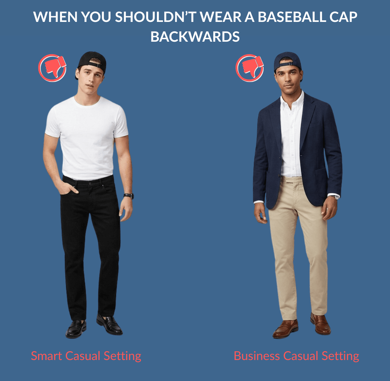 When You Shouldn’t Wear a Baseball Cap Backwards