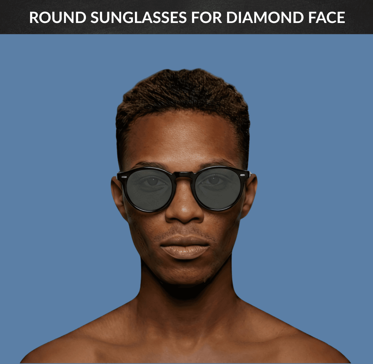 Best Sunglasses for Diamond Face - Round Sunglasses