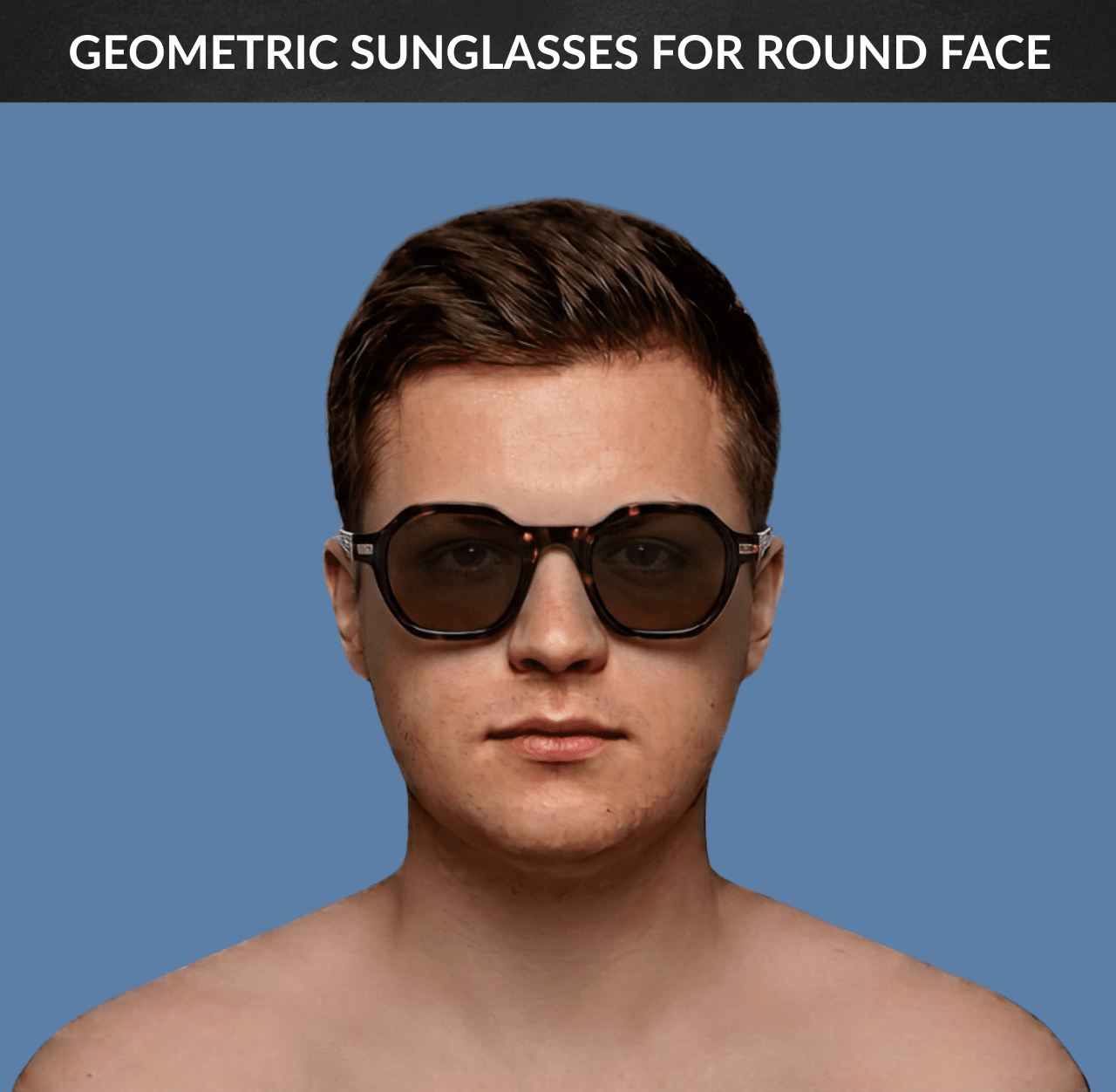 Best Sunglasses for Round Face - Geometric Sunglasses