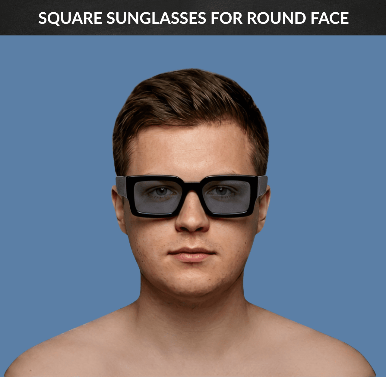 Best Sunglasses for Round Face - Square Sunglasses