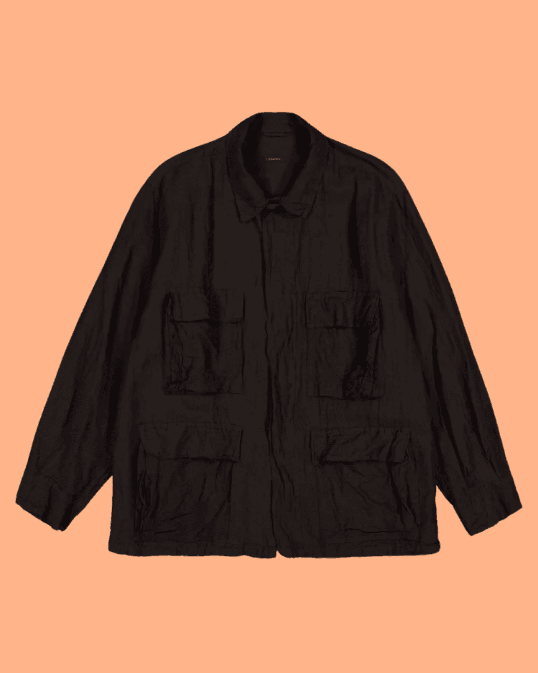 COMOLI Silk Cotton B.D.U. Jacket in Brown