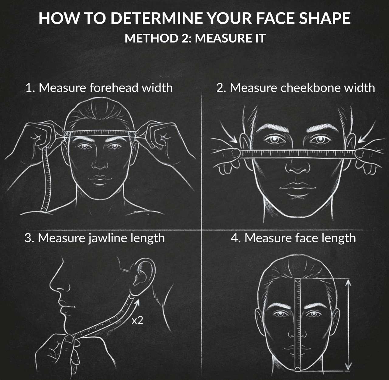 How to Determine Your Face Shape - Measure It