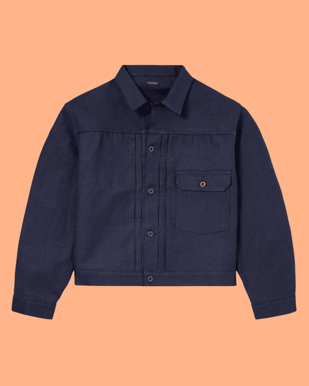 KAPITAL No. 1.2.3 1ST Denim Trucker Jacket in Blue