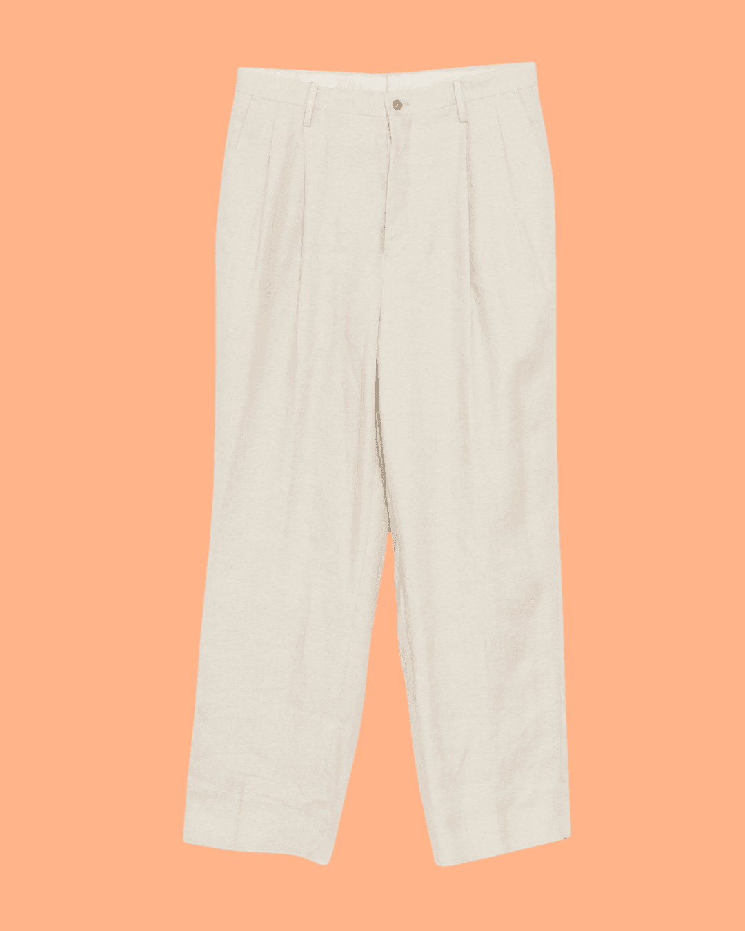 Kaptain Sunshine Shoecut Slacks trousers in White