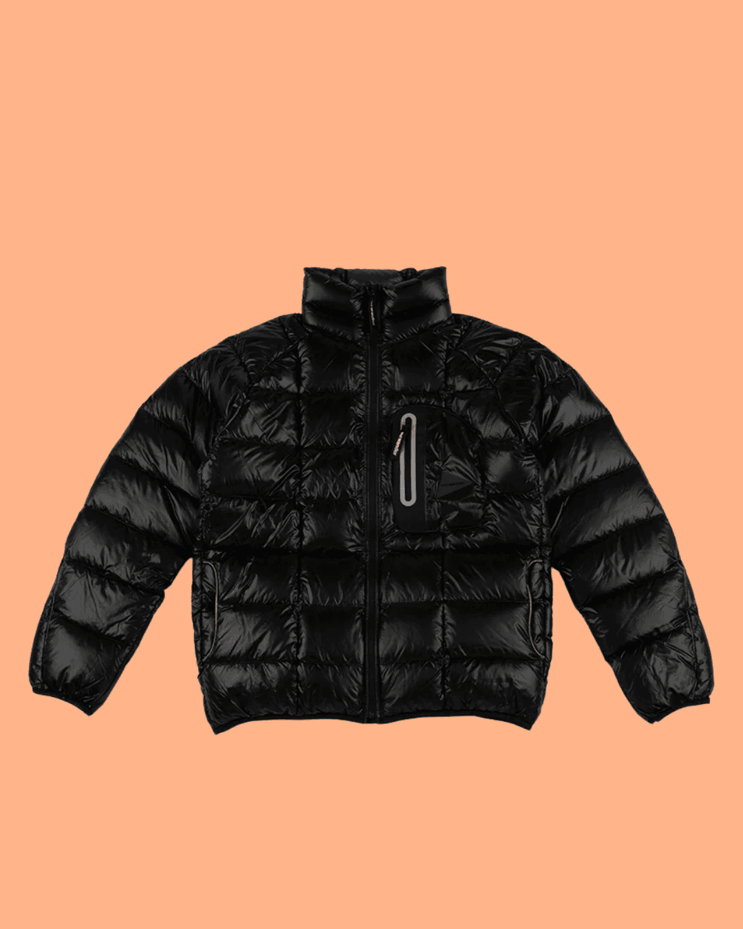 and wander Diamond Stitch Down Jacket in Black