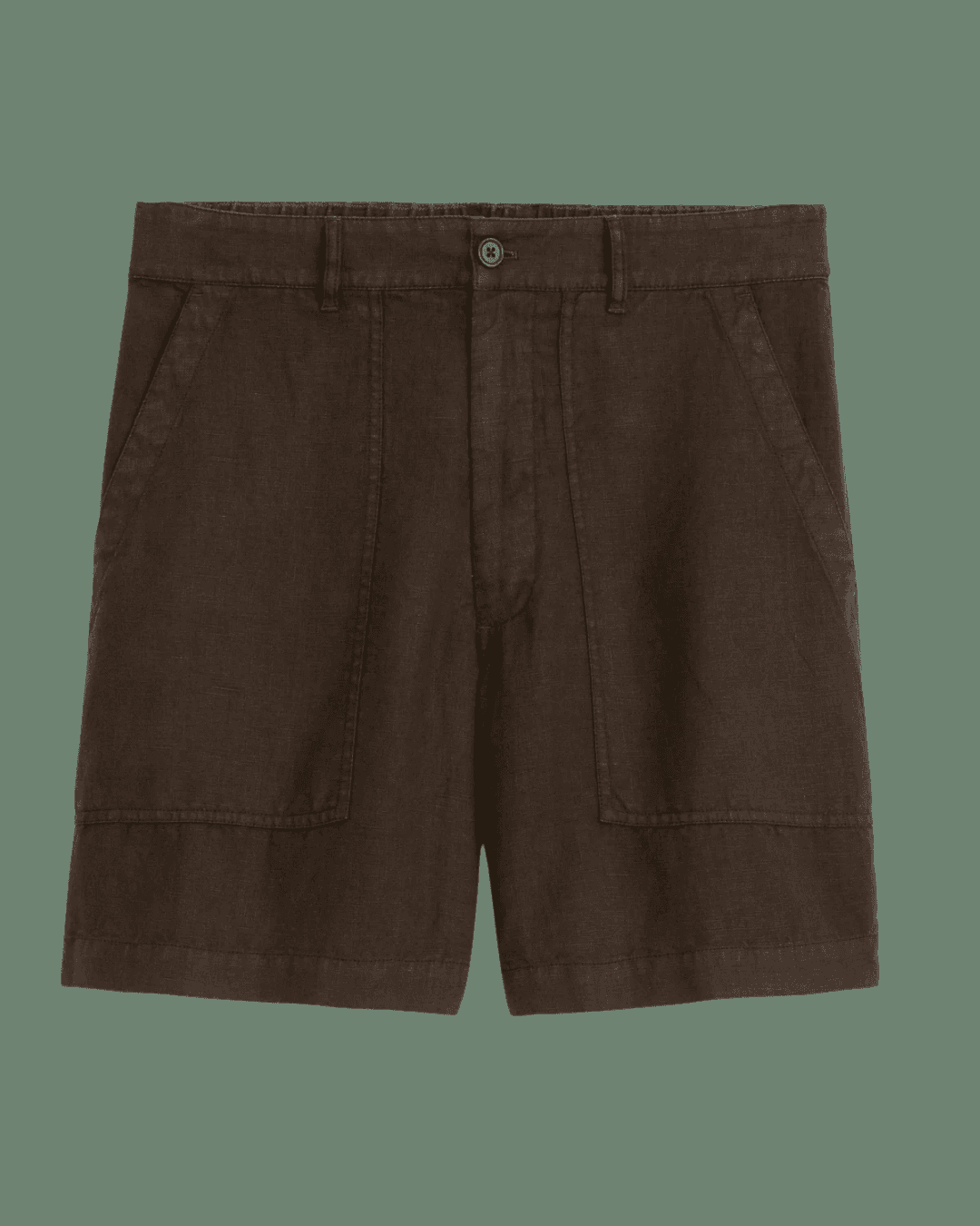 Alex Mill Garment Dyed Pull On Field Short In Brown