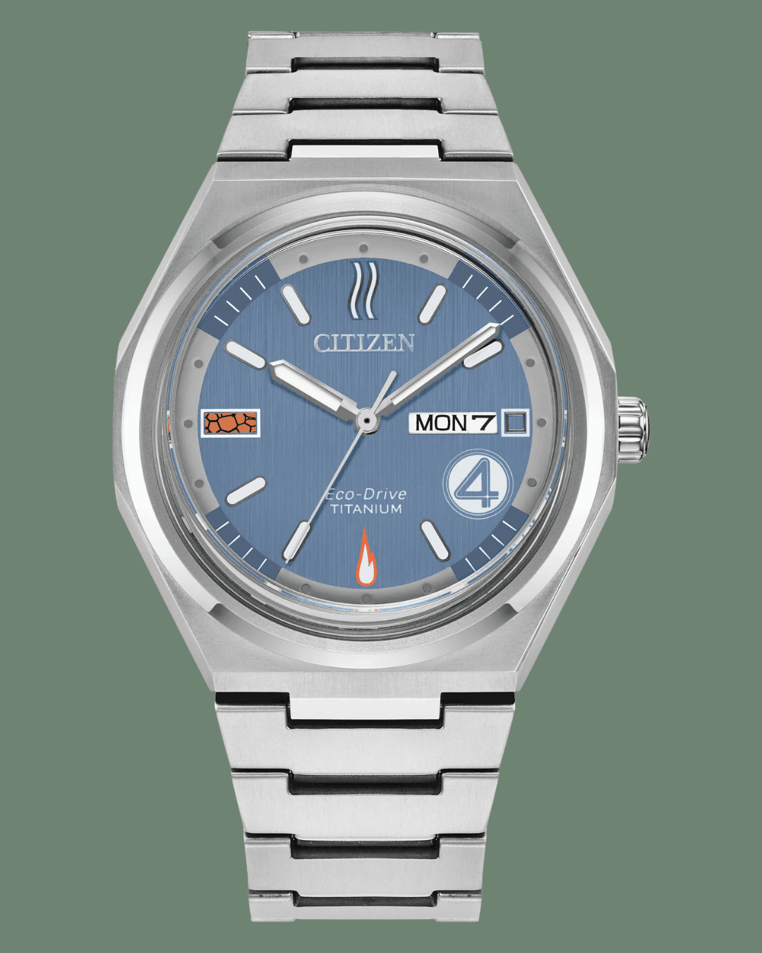 Citizen Fantastic 4 Metal Strap Watch in Silver Tone