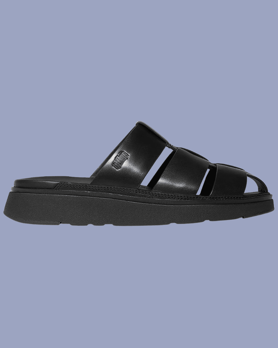 FitFlop Men's Slip On Fisherman Mules in Black