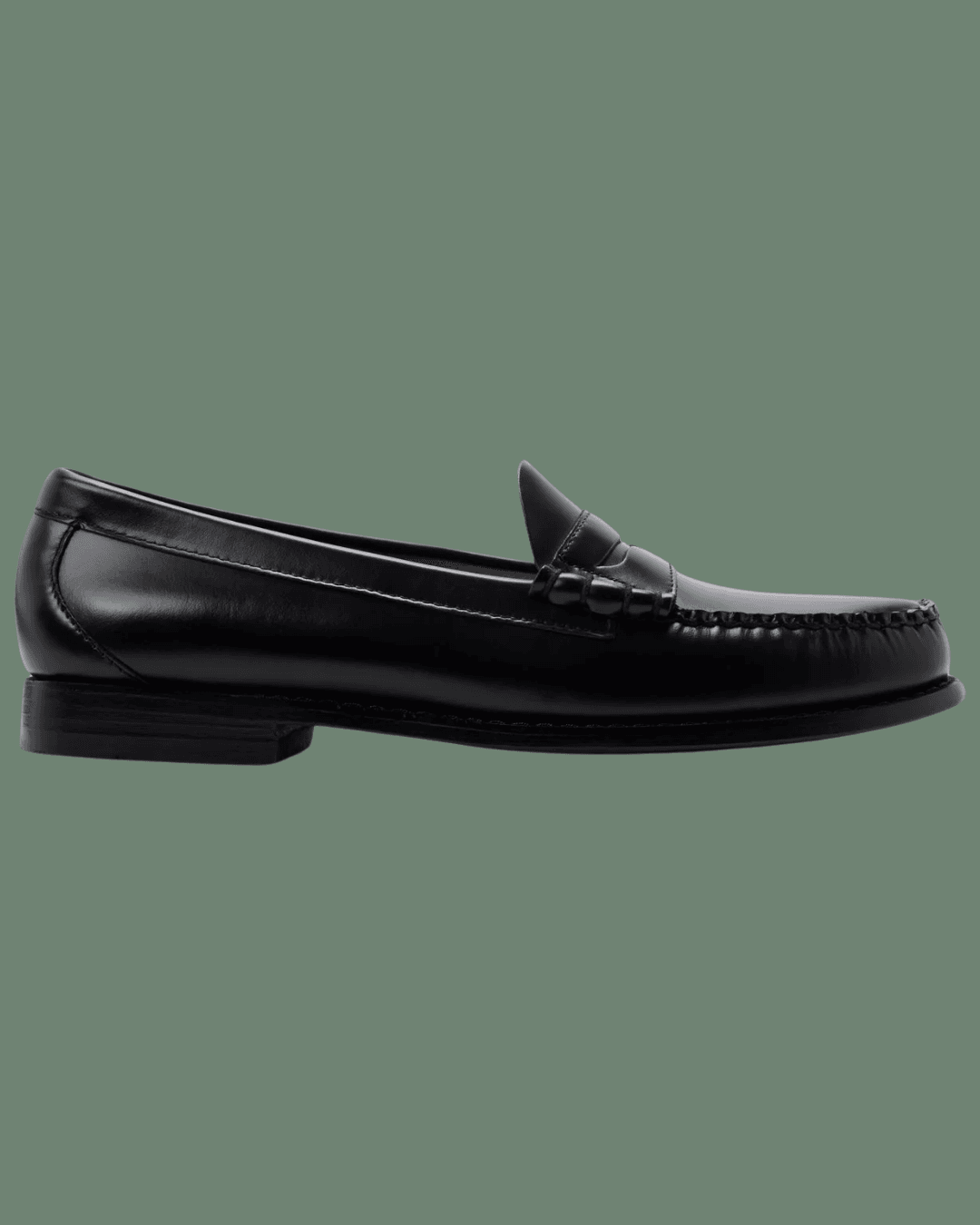 G.H.Bass Mens Larson Weejuns Penny Loafer in Black