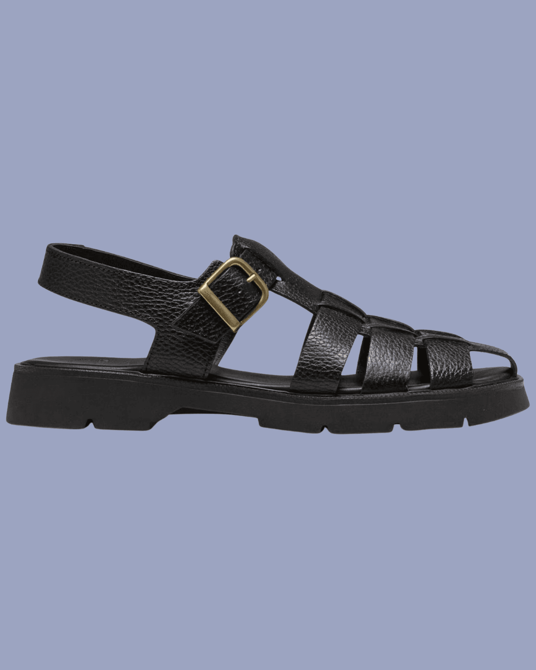 Kleman Babord Fisherman Sandal in Black