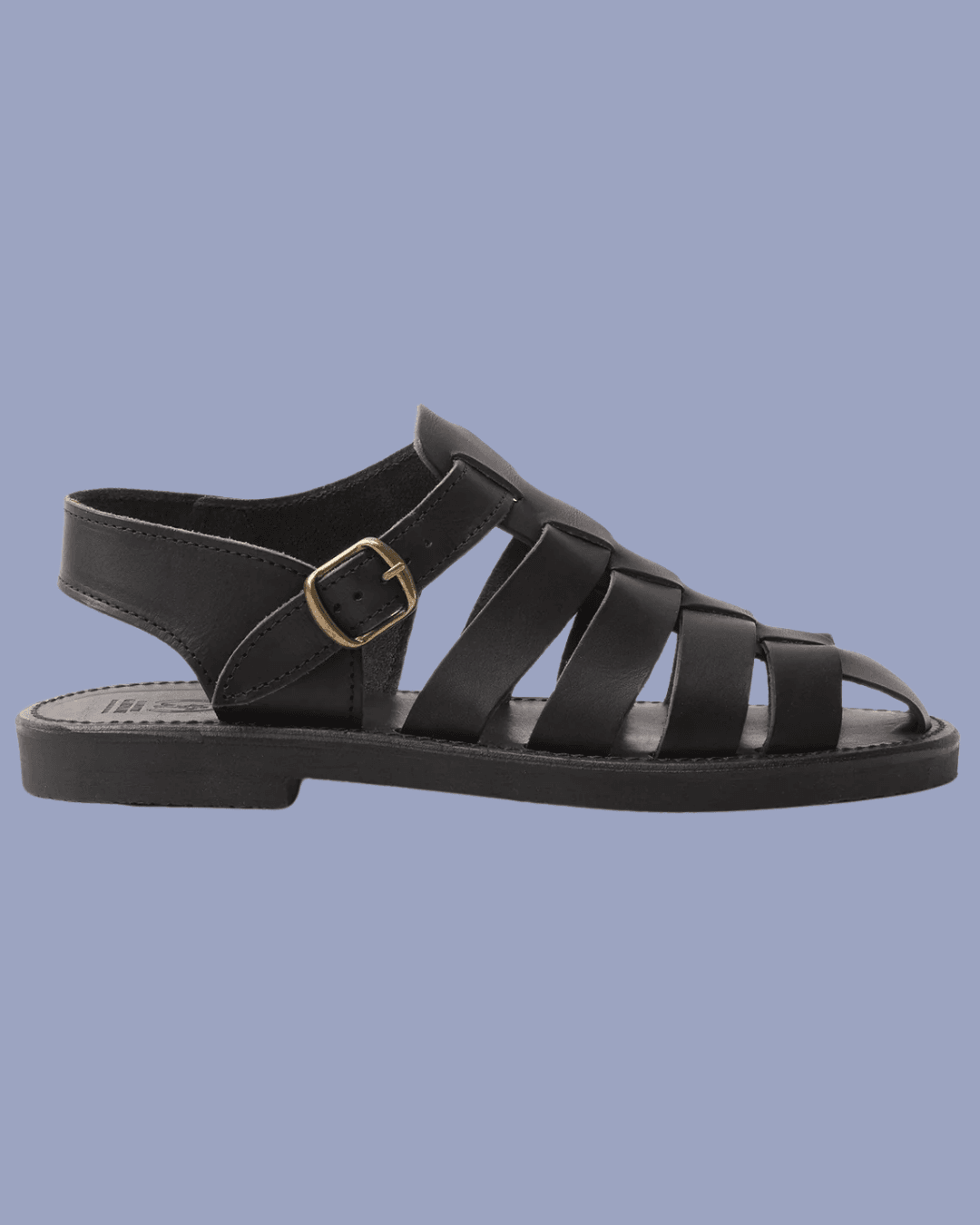 La Botte Gardiane Jérôme fisherman sandals in black