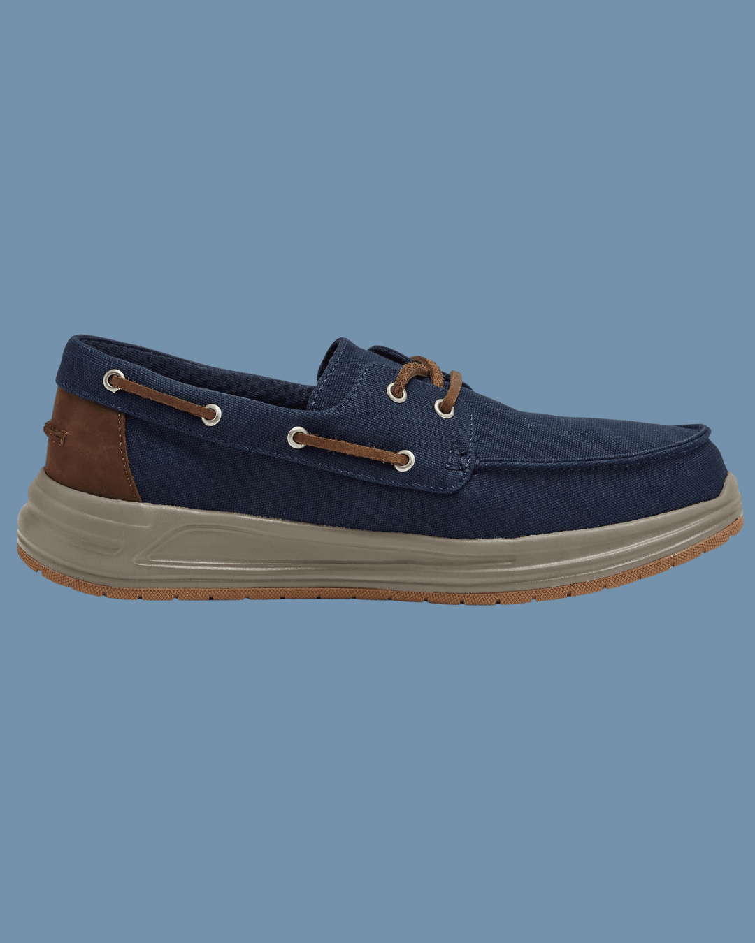 Lands' End Canvas Boat Shoe in Blue