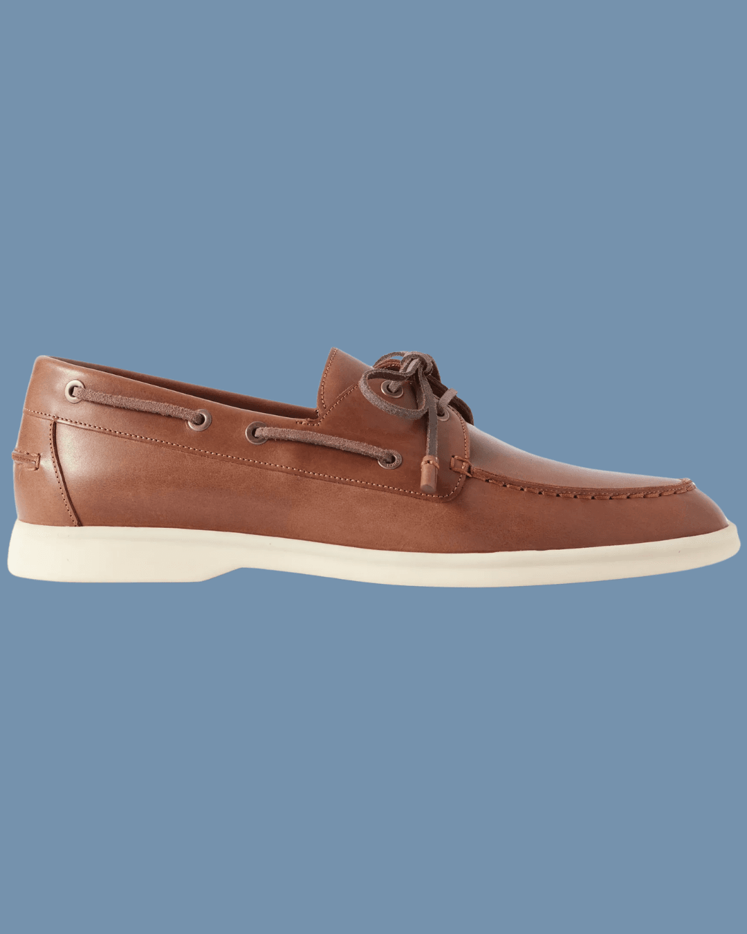 Loro Piana Sea Sail Boat Shoe in Tan