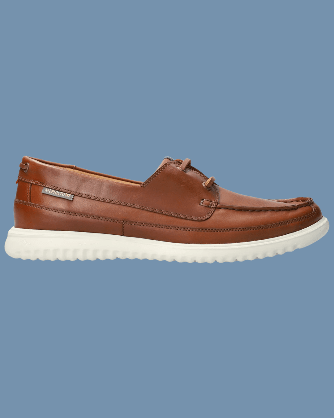 Mephisto Trevis Boat Shoes in Chesnut