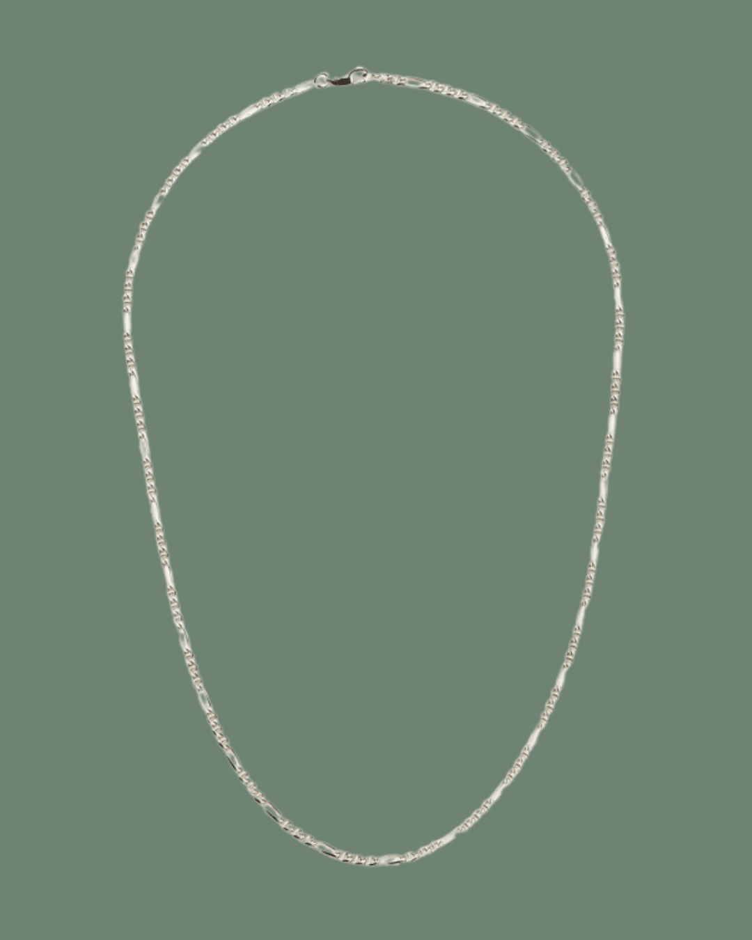 Missoma Filia Curb Chain Necklace in Silver