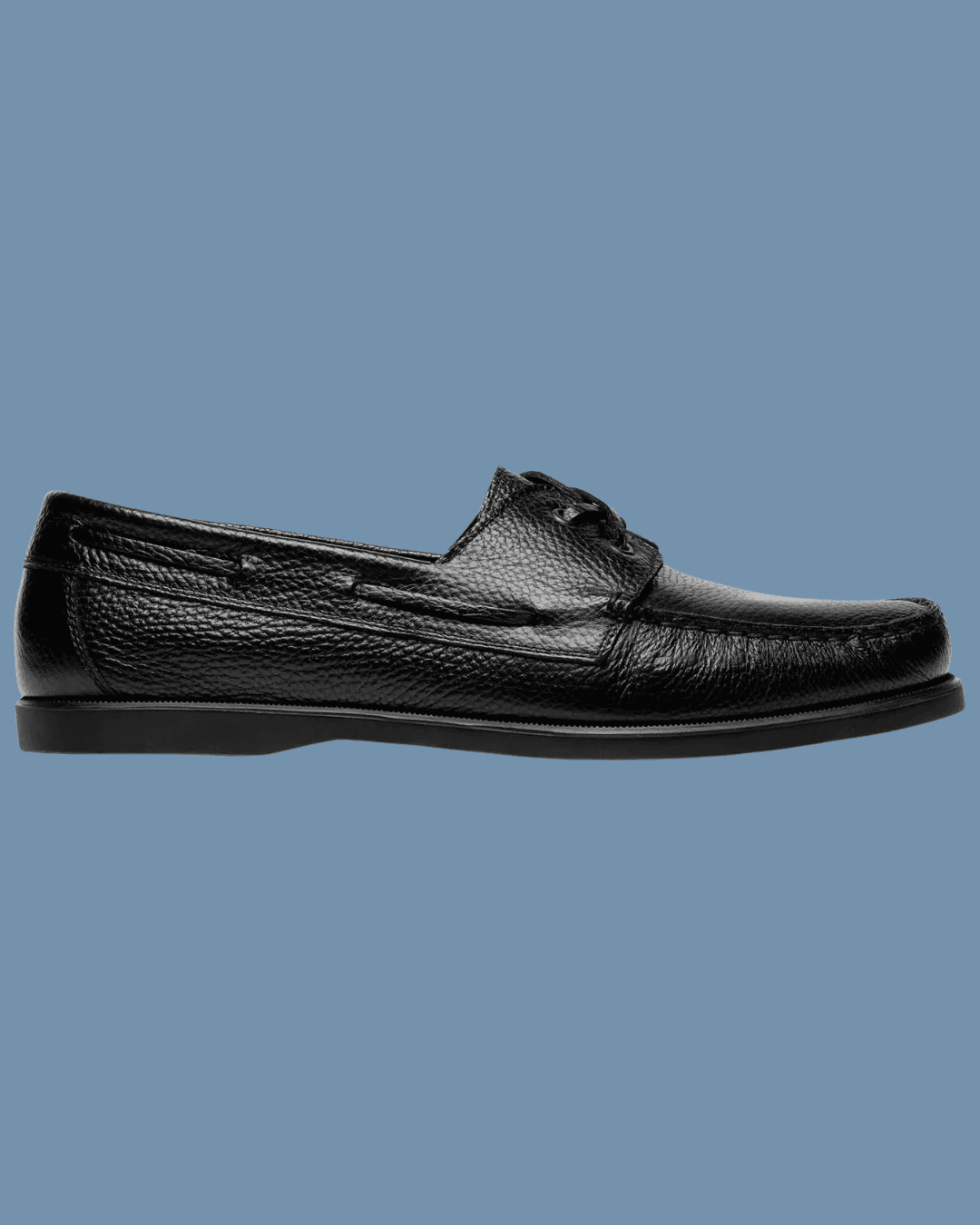 Morjas The Boat Shoes in Black