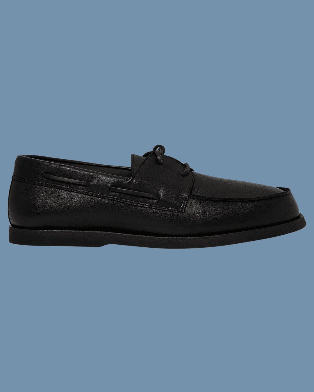 Todd Snyder Porto Boat Shoe in Black